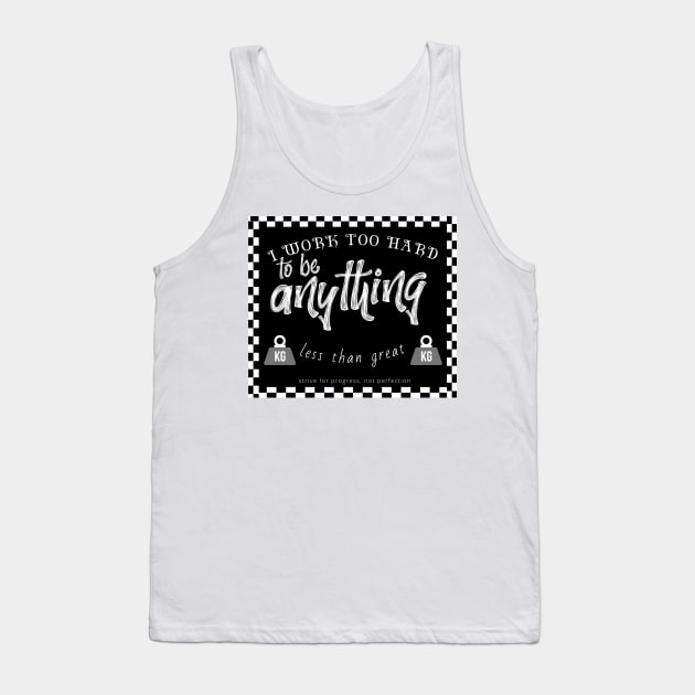 Interesting logo for fitness Tank Top by ZM1